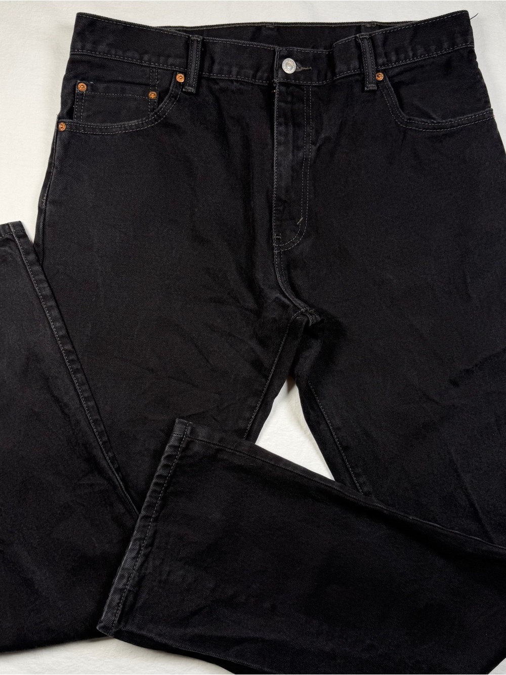 Levi’s 517 Bootcut Jeans Men’s 36x34 Black Denim Cowboy Western Zip Fly